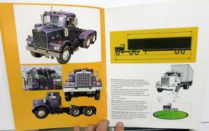 1973-1974 Diamond REO Apollo 92 Truck Dealer Sales Brochure 92 Inch BBC Tractor