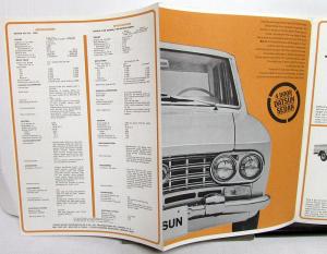 1963-1964 Datsun Dealer Sales Brochure 4 Dr Sedan SPL 310 Deluxe Cedric Wagon