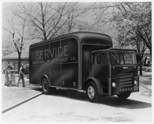 1961 White Truck Model 1500 Press Photo 0049 - Artist Rendition