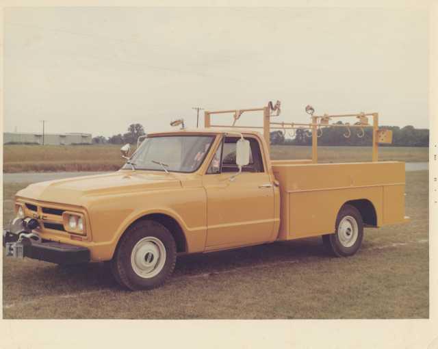 1967 GMC Truck with Pierce Body Color Press Photo 0226