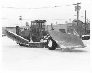 1950s Caterpillar Motor Grader with V & Wing Blades Press Photo Lot 0001