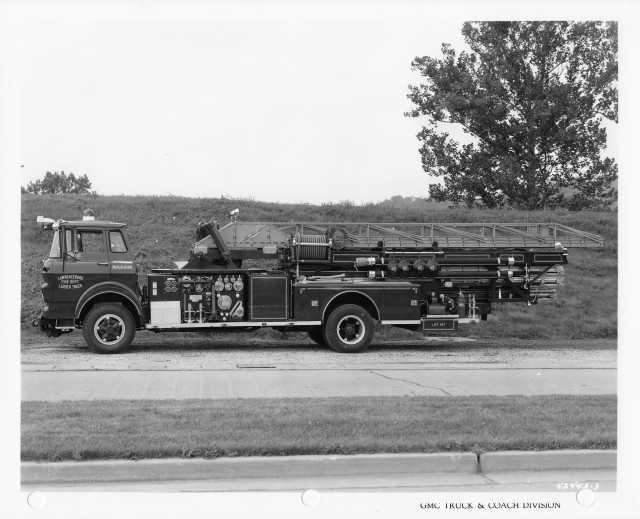 1962-1965 GMC 7000 American LaFrance Fire Truck Press Photo 0230 - Lawrenceburg