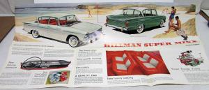 1962 Hillman Super Minx Dealer Sales Brochure Features & Specifications