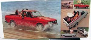 1978 Subaru Brat Dealer Sales Brochure Folder Features Options Original