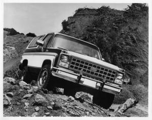 1980 Chevrolet Blazer Truck Factory Press Photo & Release 0300