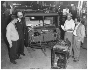 1957 Autocar Truck Cab Assembly at the Factory Press Photo 0024