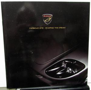 2004 Farboud GTS Exotic Sports Car Dealer Sales Brochure Features & Specs