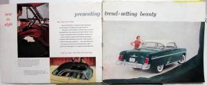 1954 Mercury Monterey Sun Valley Coupe Sedan Convertible Wagon Sales Brochure XL