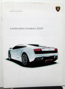 2009 Lamborghini Academy Extreme Driving Experience Brochure Skills Training