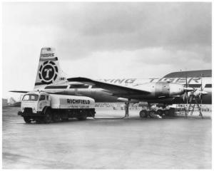 1951 White Series 3000 Diesel Truck Press Photo 0060 - Richfield - Flying Tiger