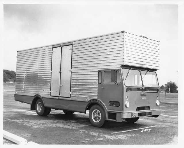 1963 White Box Truck Press Photo 0061