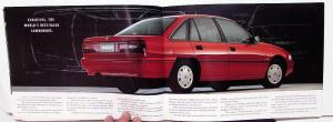 1992 Holden Commodore V6 Australian GM Dealer Sales Brochure Features Specs