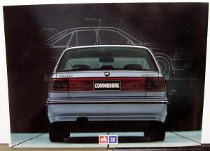 1992 Holden Commodore V6 Australian GM Dealer Sales Brochure Features Specs