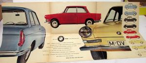 1960 BMW 700 Dealer Sales Brochure Large Folder US Market English Text