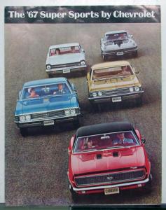1967 Chevrolet Super Sports Sales Brochure Camaro Impala Chevelle Corvette Nova