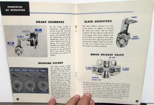 1952 Ford Dealer Service Forum Booklet No 5 Truck Air Brakes Service Tips