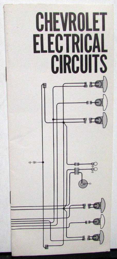 1969 Chevrolet Dealer Service Booklet Instructions Electrical Circuits