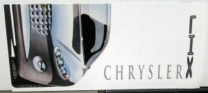 1996 Chrysler LHX Concept Car Brochure Folder Auto Show Handout