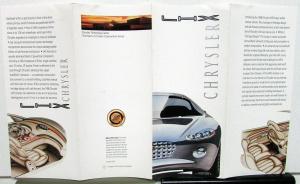 1996 Chrysler LHX Concept Car Brochure Folder Auto Show Handout