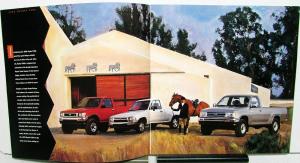 1993 Toyota Pickup T100 Truck Dealer Sales Brochure Features Specs