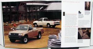 1993 Toyota Pickup T100 Truck Dealer Sales Brochure Features Specs
