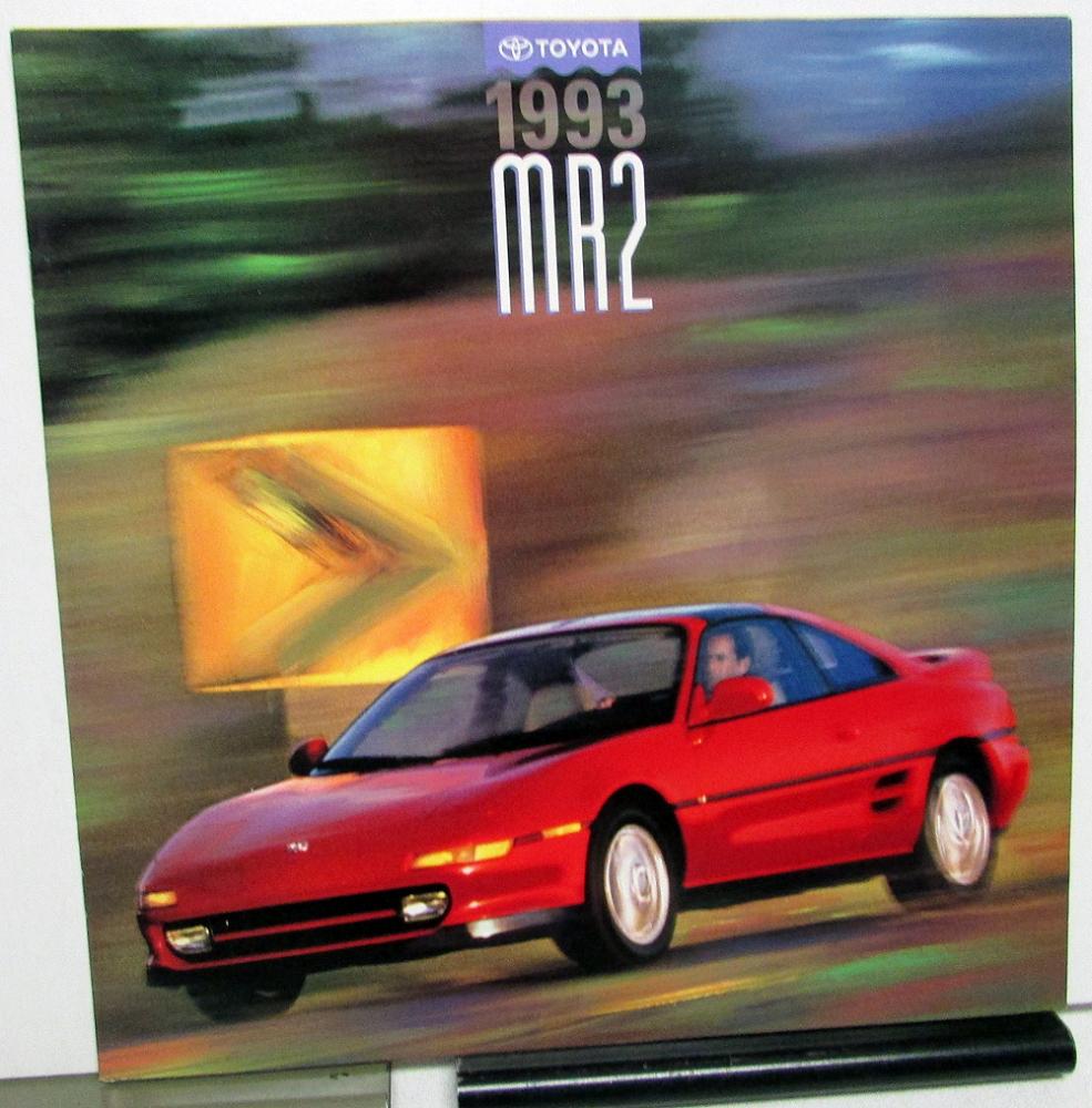 1993 Toyota MR2 Dealer Sales Brochure Features… | AutoPaper