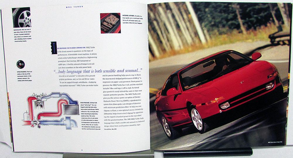 1993 Toyota MR2 Dealer Sales Brochure Features… | AutoPaper