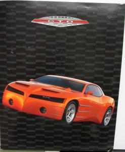 1999 Pontiac GTO Concept Car Press Kit