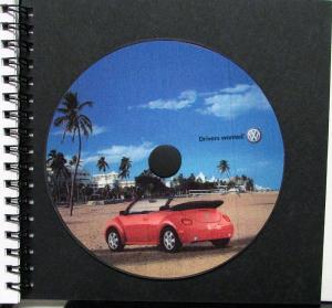 2003 Volkswagen VW Beetle Convertible Press Kit 3D Case W/ Photo CD