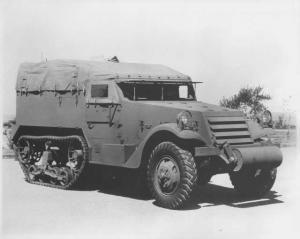 1940-1945 White Half-Track Scout Car Press Photo 0069