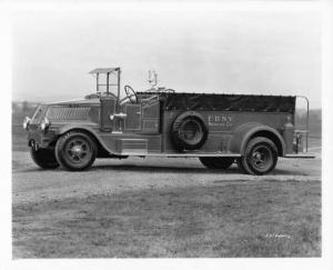 1930s Mack AC Fire Truck Press Photo 0197 - FDNY Rescue Co