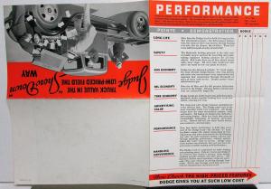 1934 Dodge Truck Judge Value Features Sales Folder Original
