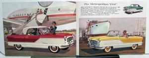 1959 Metropolitan 1500 Dealer Large Sales Brochure Folder Luxury In Miniature