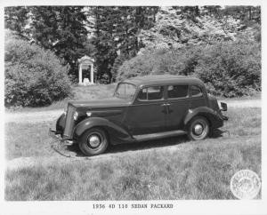 1936 Packard 4 Door 110 Sedan Press Photo 0032