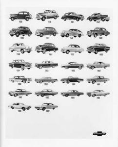 1911-1967 Chevrolet Through the Years Press Photo Lot 0302
