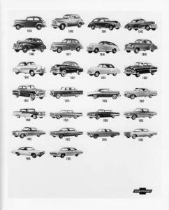 1911-1967 Chevrolet Through the Years Press Photo Lot 0302