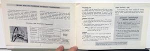 1962 Chevrolet Passenger Car Owners Manual Export Edition Belair Impala