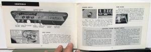 1962 Chevrolet Passenger Car Owners Manual Export Edition Belair Impala