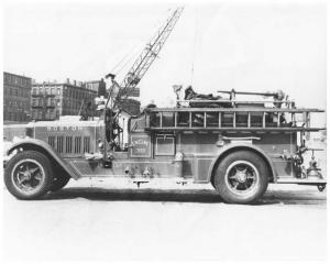 1931 American LaFrance Type 212 Boston Fire Truck Engine No 39 Press Photo 0053