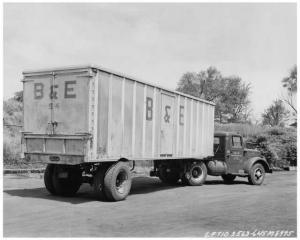 1963 Mack Tractor with Strick Trailer Truck Press Photo 0206 - B & E Trans