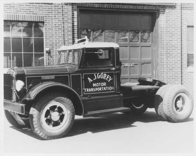 1930s Autocar Cab & Chassis Truck Press Photo 0038 - AJ Gorey Motor Transport