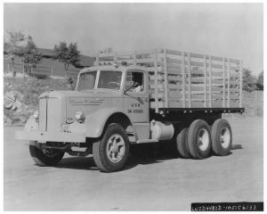 1940s Mack US Navy Military Stake Truck Press Photo 0212
