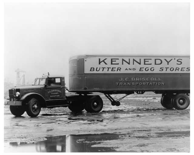 1930s Autocar Truck Press Photo 0039 - Kennedy Butter & Egg Stores - JC Driscoll