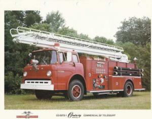 1958 American LaFrance Century Series CO-50TS-1 Ford Color Press Photo 0060