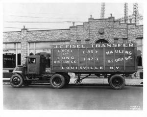 1929 Mack AC Truck Press Photo 0220 - JC Fisel Transfer - Louisville KY