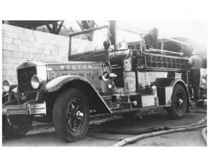 1930 American LaFrance Fire Truck Press Photo 0062 - Engine 32 Boston