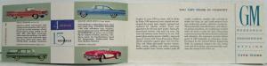 1959 GM Shareholders New Models Brochure Folder Chevy Cadillac Olds