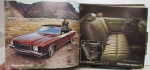 1971 Chevrolet Dealer Album Color Fabric Data Chevelle Corvette Camaro Nova Vega