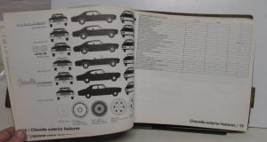 1971 Chevrolet Dealer Album Color Fabric Data Chevelle Corvette Camaro Nova Vega
