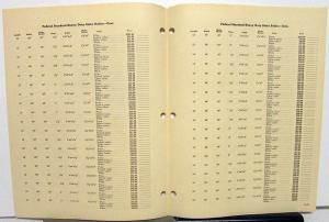 1940 Federal Standard Truck Heavy Duty Stake Bodies Price Sheet Folder